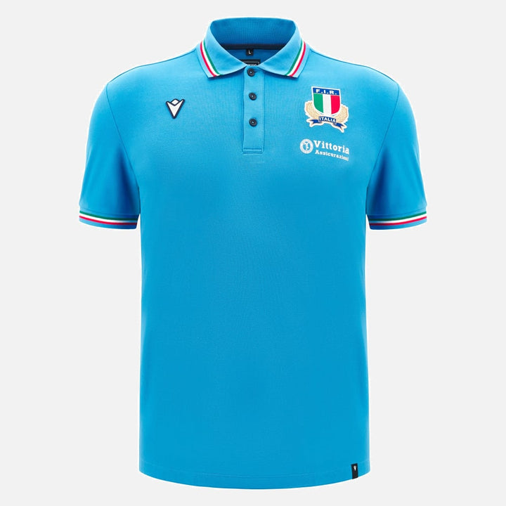 Italien Rugby Travel Poloshirt Herren