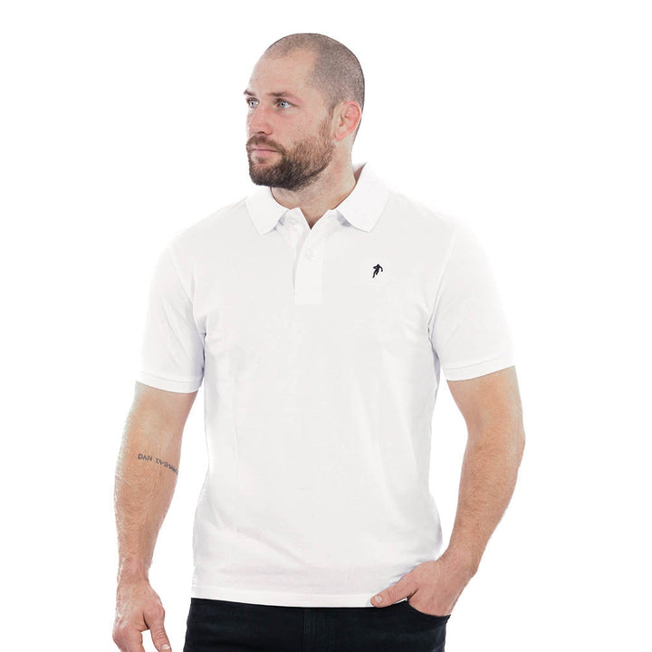 Ruckfield Essentiel Polo mit Kurzarm in Weiß