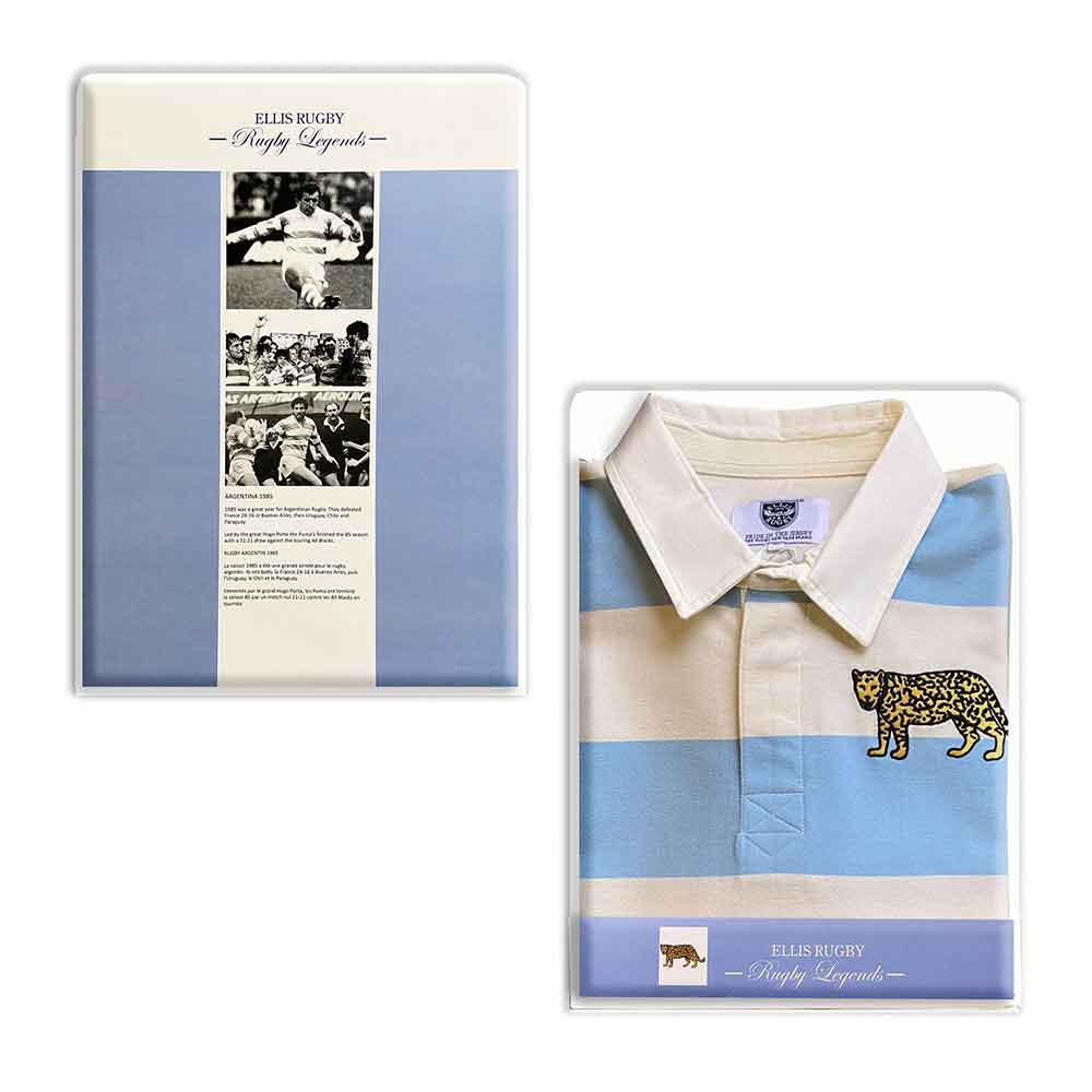 Argentinien Rugby Poloshirt 1985