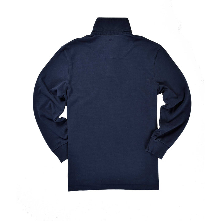 Black & Blue 1871 Engeland 1871 Rugby Shirt – Navy Kraag