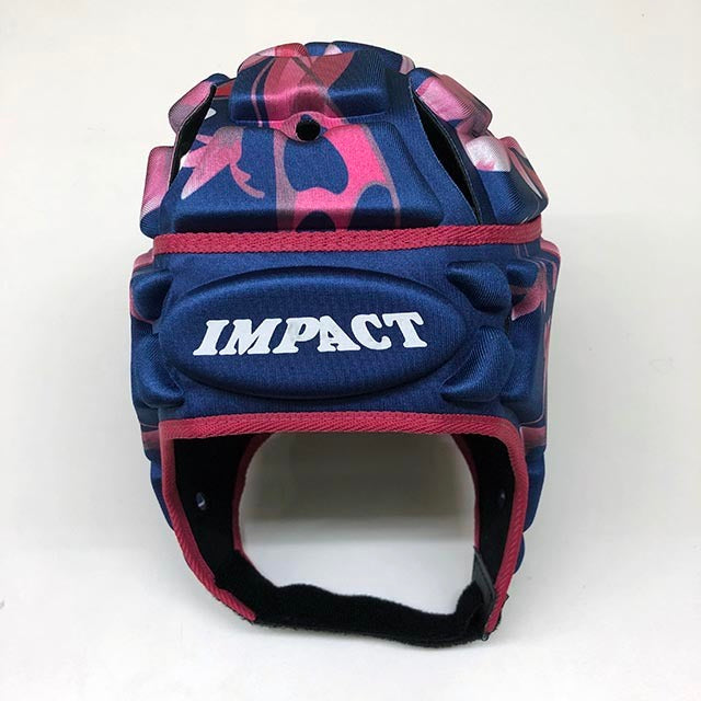 Impact Rugby Floral Navy Kopfschutz