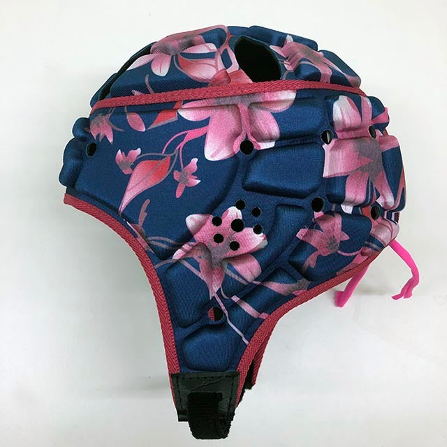 Impact Rugby Floral Navy Kopfschutz
