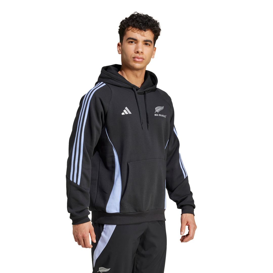 All Blacks Rugby Hoodie Herren Blue Spark