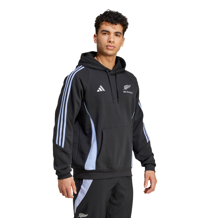 All Blacks Rugby Hoodie Herren Blue Spark
