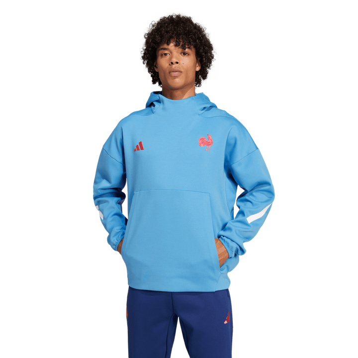 adidas Frankreich Travel Hooded Sweatshirt Herren