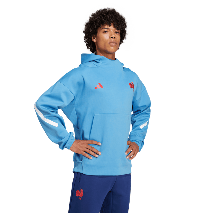 adidas Frankreich Travel Hooded Sweatshirt Herren
