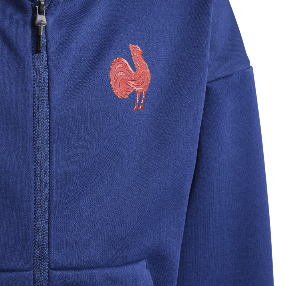 adidas Frankreich Travel Full-Zip Hoodie Kinder