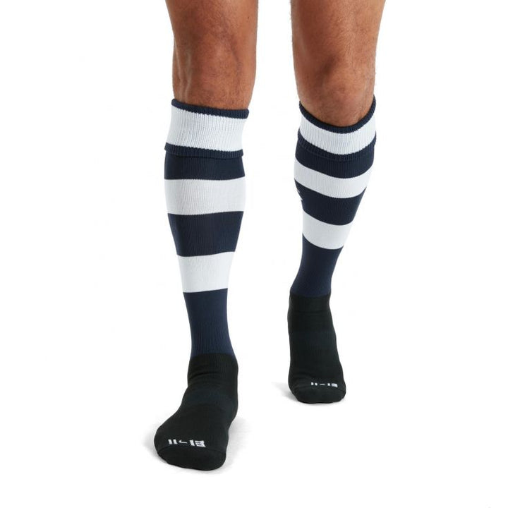 Canterbury Team Hooped Socken Marine/Weiß Erwachsene