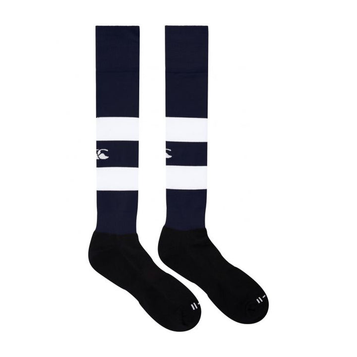 Canterbury Team Hooped Socken Marine/Weiß Erwachsene