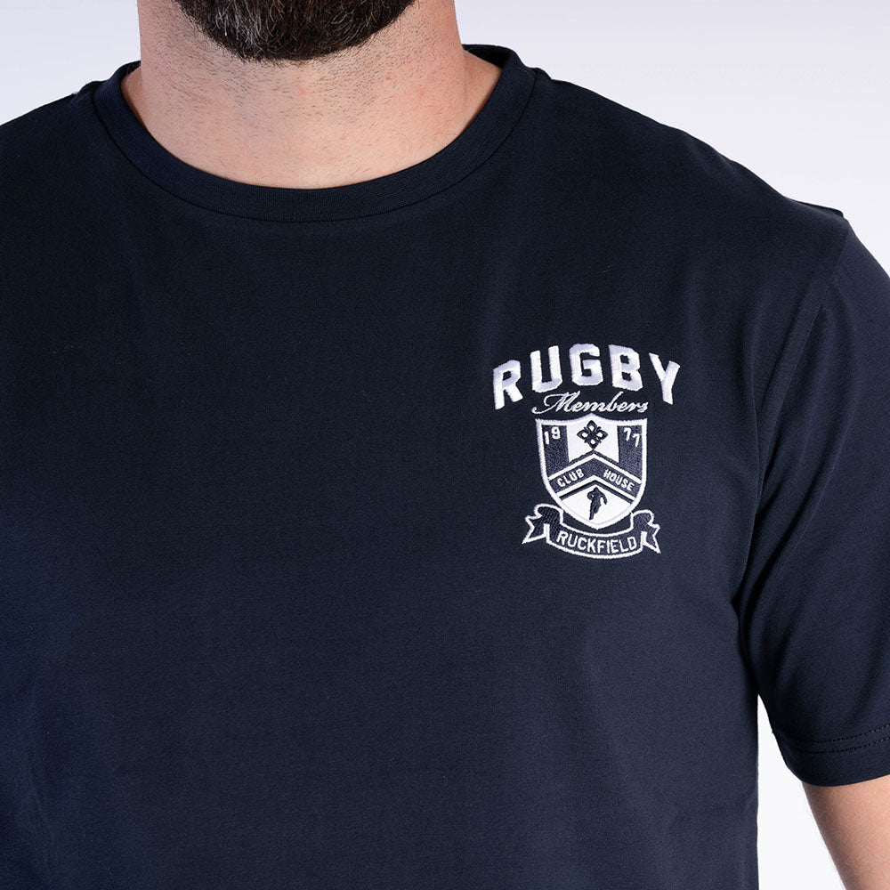 Ruckfield Members Rugby Club House Navy T-Shirt