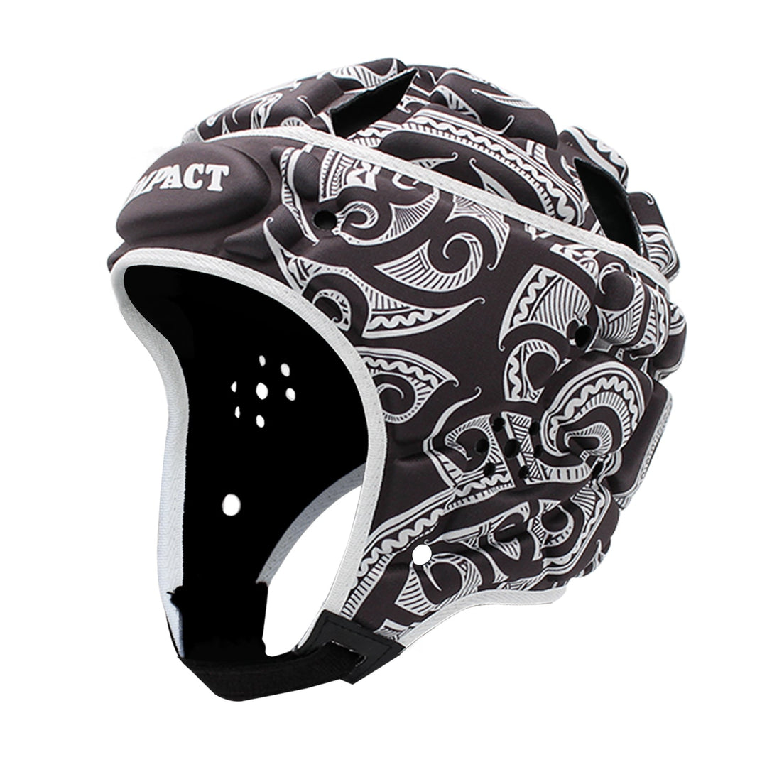 Impact Rugby Tribal Black Kopfschutz