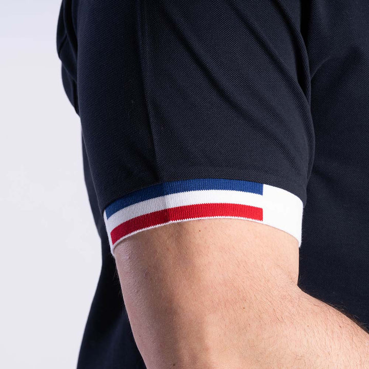 Ruckfield French Rugby Club Navy Polo mit Kurzarm