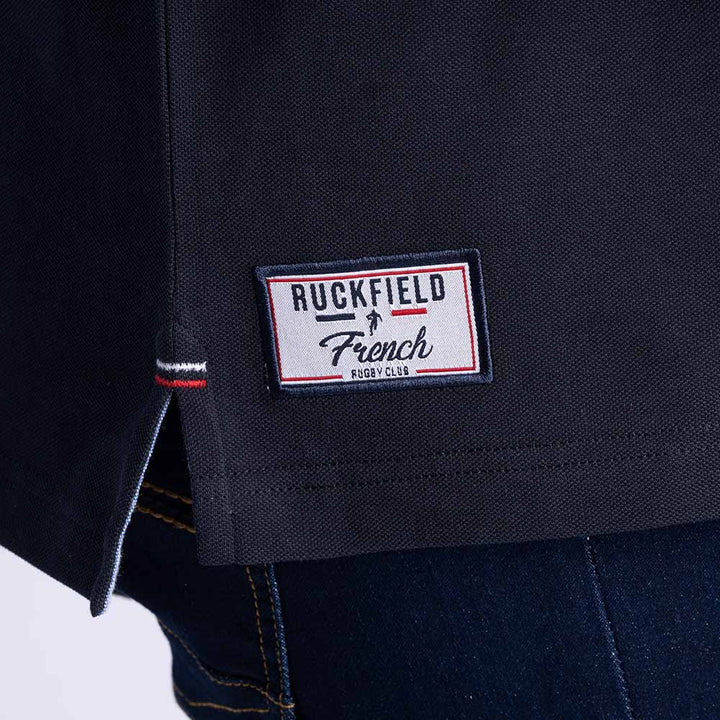 Ruckfield French Rugby Club Navy Polo mit Kurzarm