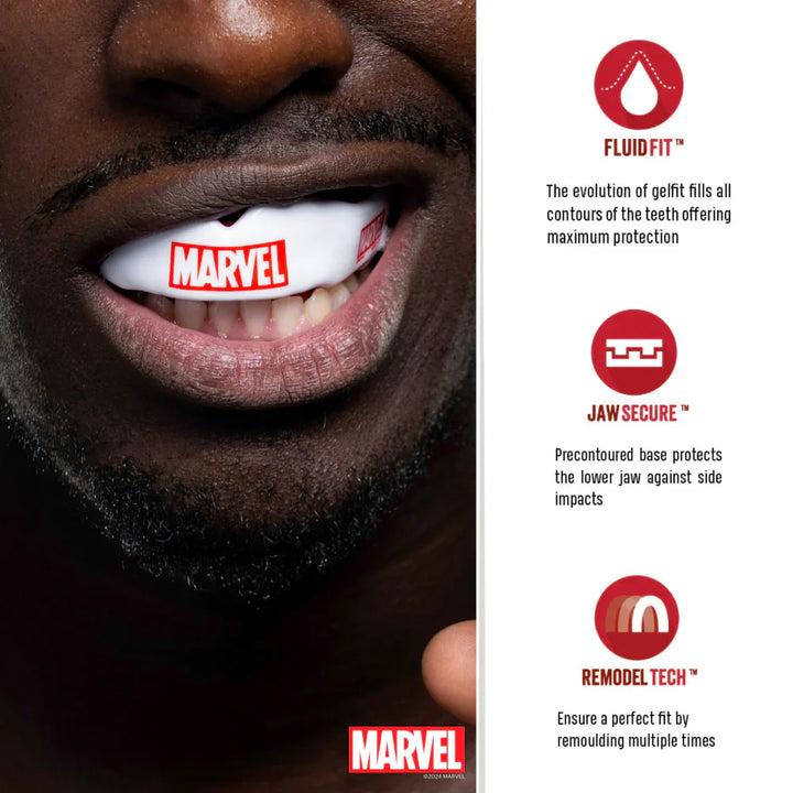 Safejawz Marvel Logo Mundschutz