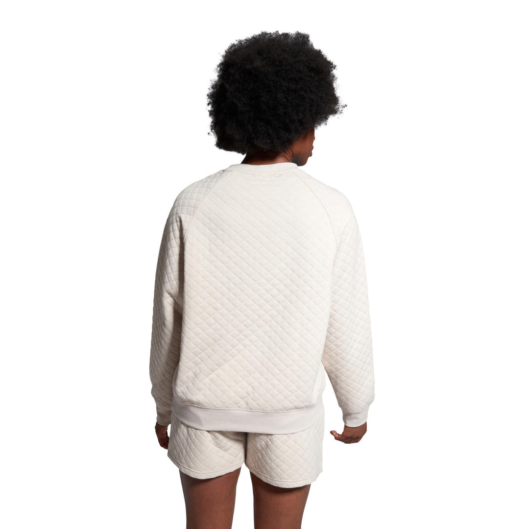 Damen Scene-Set Crew Sweatshirt Beige